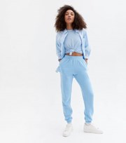 New Look Pale Blue Jersey Cuffed Joggers